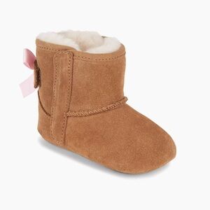 UGG Baby Girl's Jesse Bow II Suede Booties
